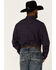 Image #4 - Cody James Core Brutus Dobby Geo Print Long Sleeve Button-Down Western Shirt, Navy, hi-res