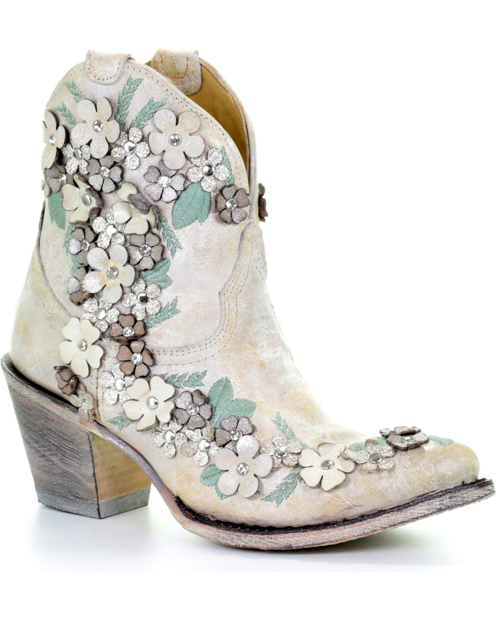 Corral floral overlay boots shop