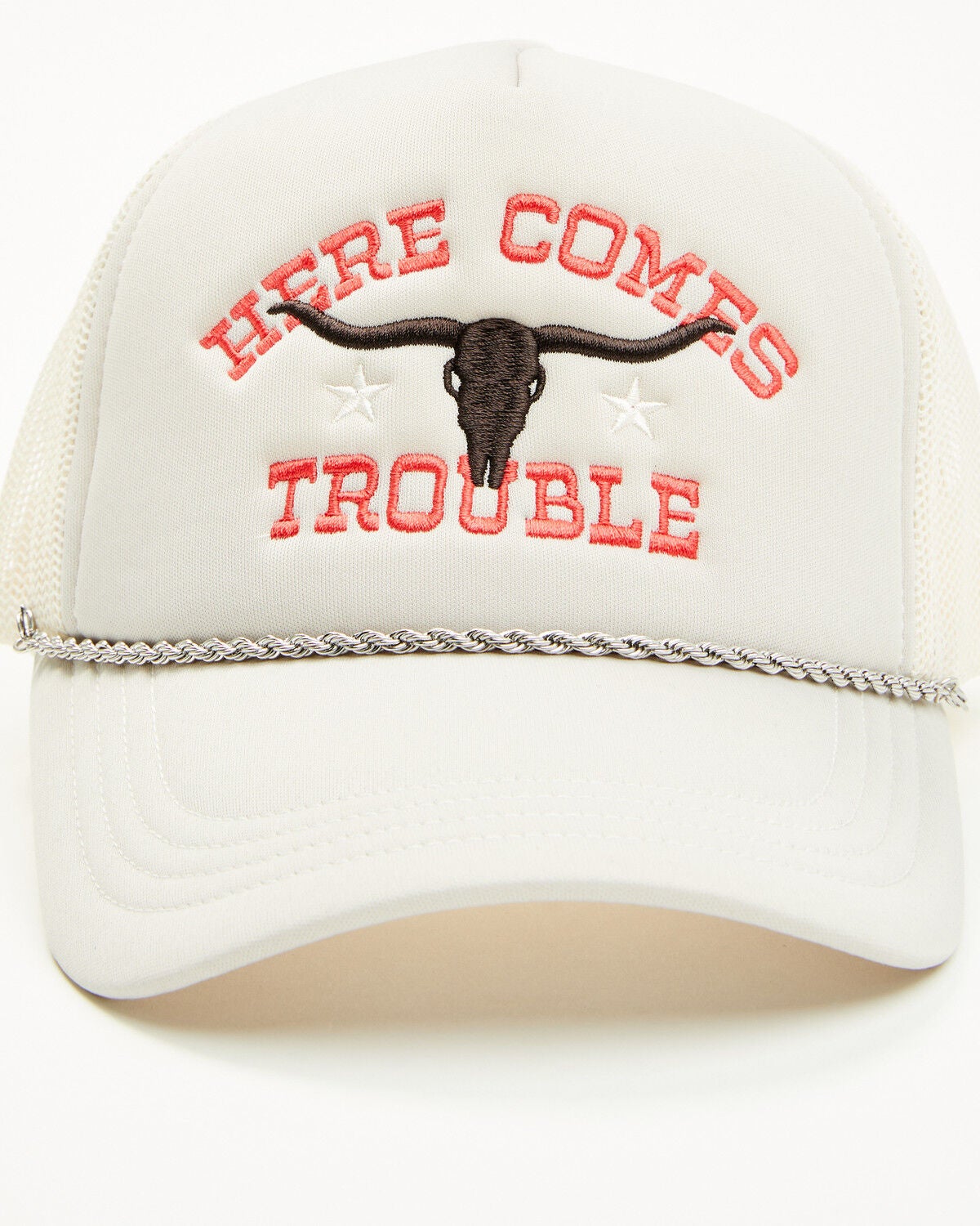 Idyllwind Women's Here Comes Trouble Ball Cap, Brown, hi-res