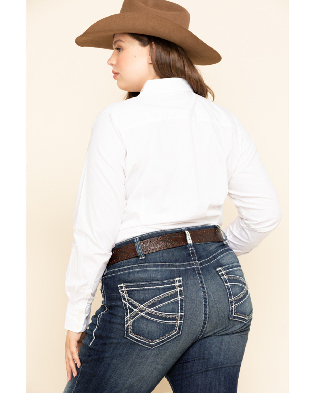 Image #2 - Ariat Women's Kirby Stretch Shirt - Plus, , hi-res