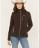 Image #1 - Cinch Women's Bonded Concealed Carry Softshell Jacket, Brown, hi-res