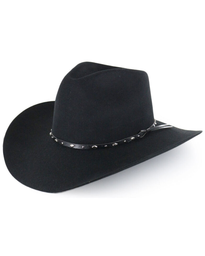 Cody James® Men's Colorado 3X Tycoon Wool Hat, Black, hi-res