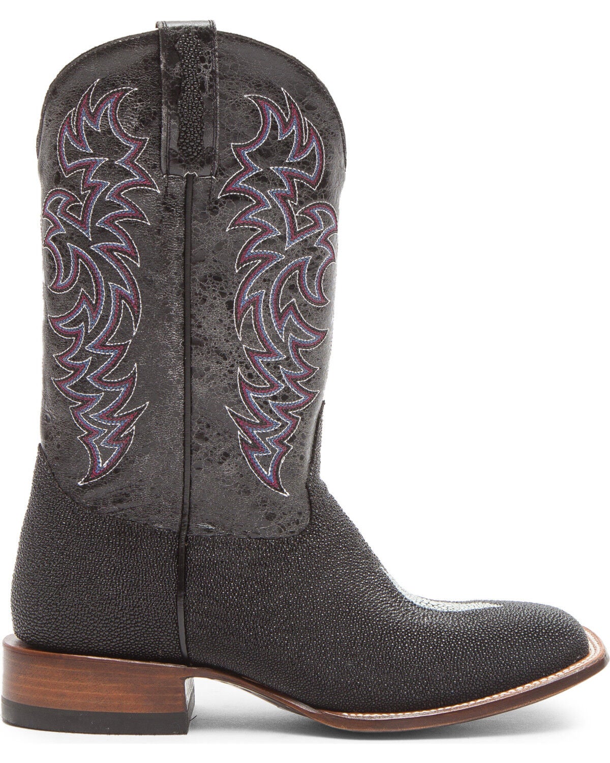 Men's Cody James Stingray Embroidered Exotic Boots - Square Toe