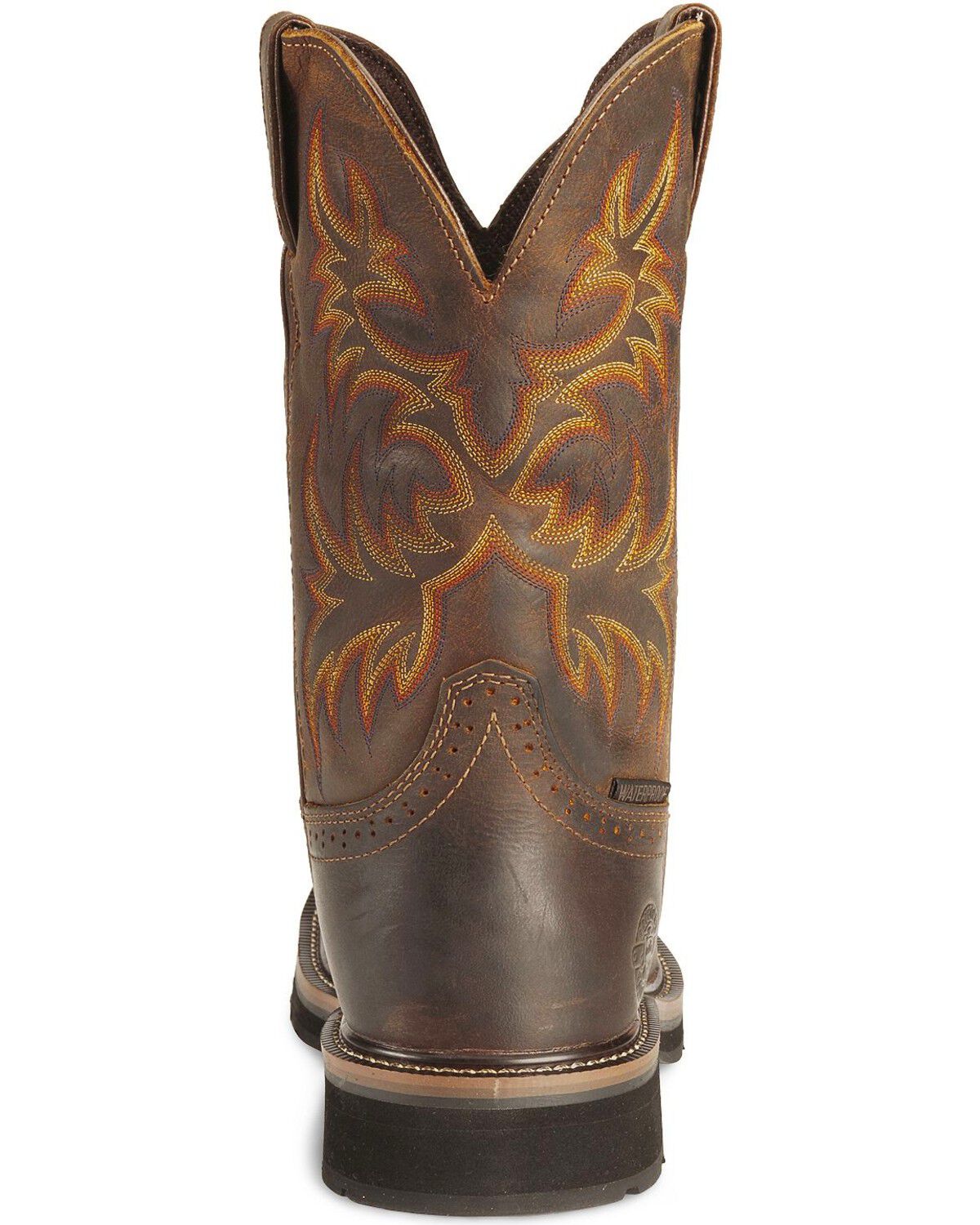 Justin Men's Stampede Driller Waterproof Work Boots - Plain