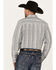 Image #4 - Gibson Trading Co Men's Rough Road Striped Print Long Sleeve Button-Down Western Shirt, White, hi-res