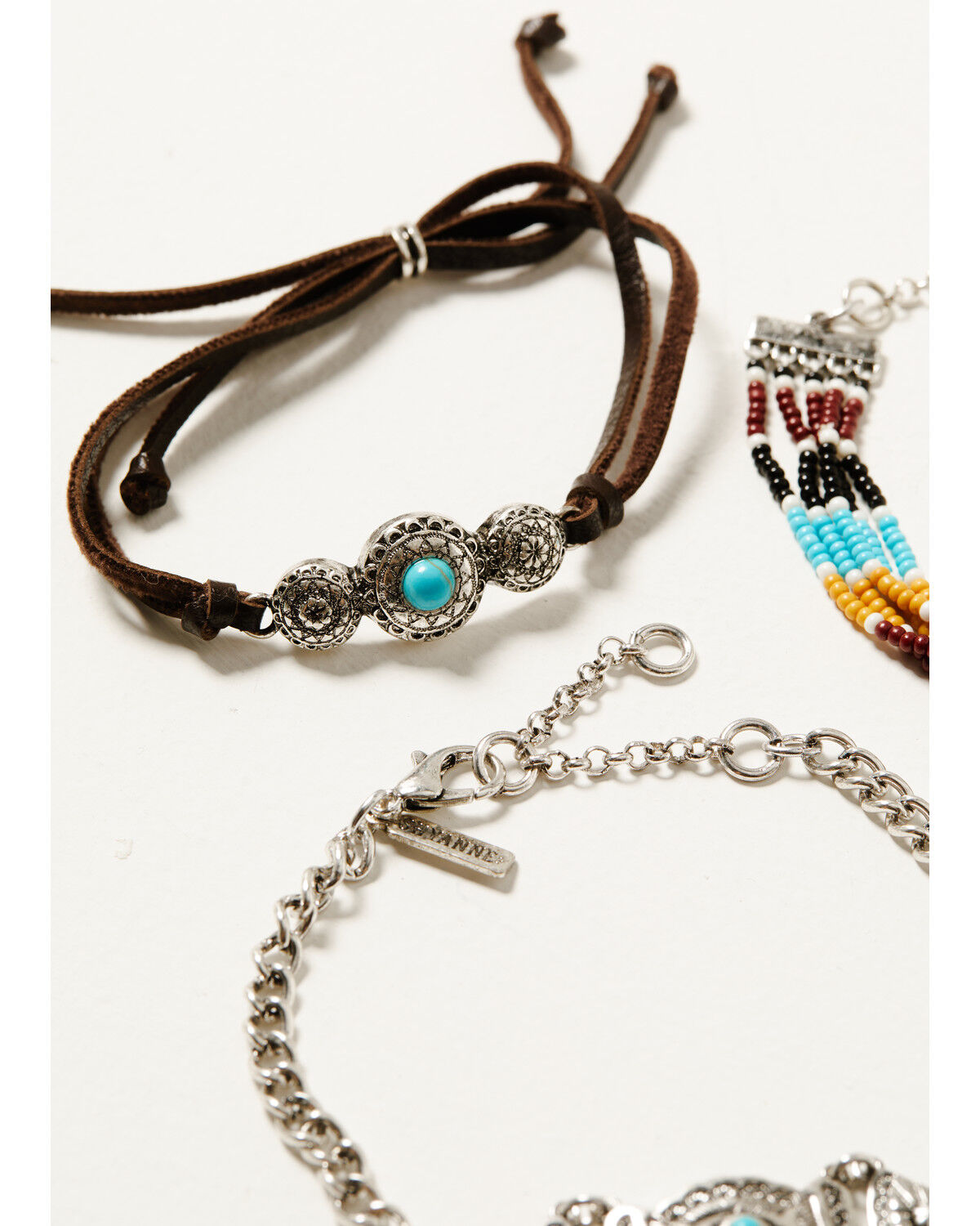 Image #3 - Shyanne Women's Frontier Antique Silver Bracelet Set - 3 Piece, Silver, hi-res