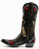 Image #3 - Old Gringo Women's Reinas La Catrina Skeleton & Floral Embroidered Tall Western Leather Boots - Snip Toe, , hi-res