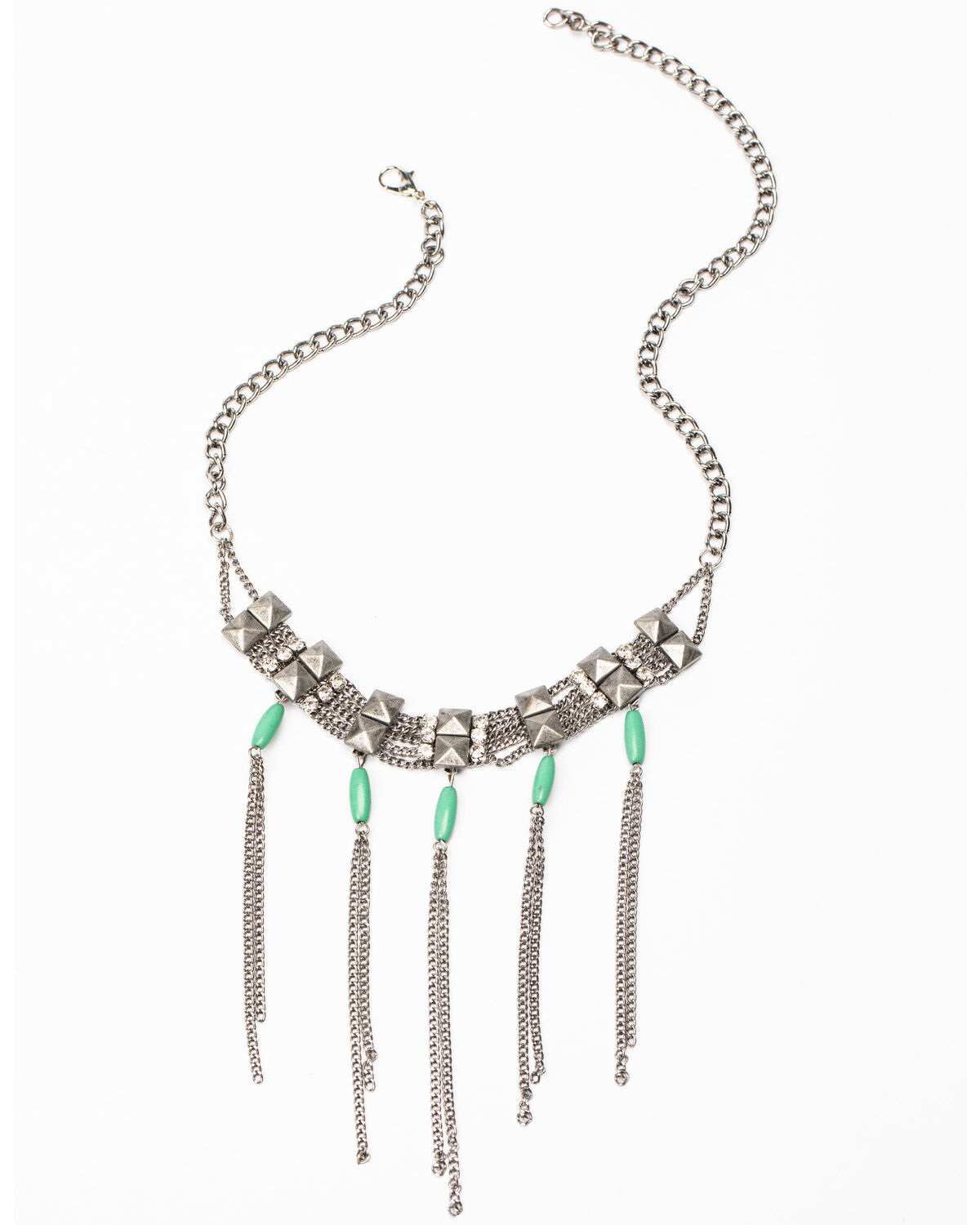 Image #3 - Idyllwind Women's Rightfully Wild Turq Necklace, Silver, hi-res