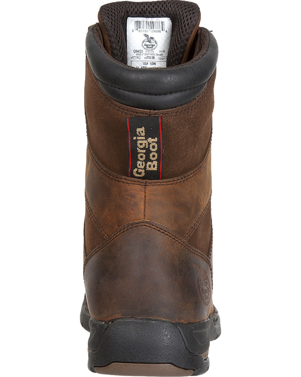 Image #7 - Georgia Men's Waterproof Athens Work Boots, Brown, hi-res