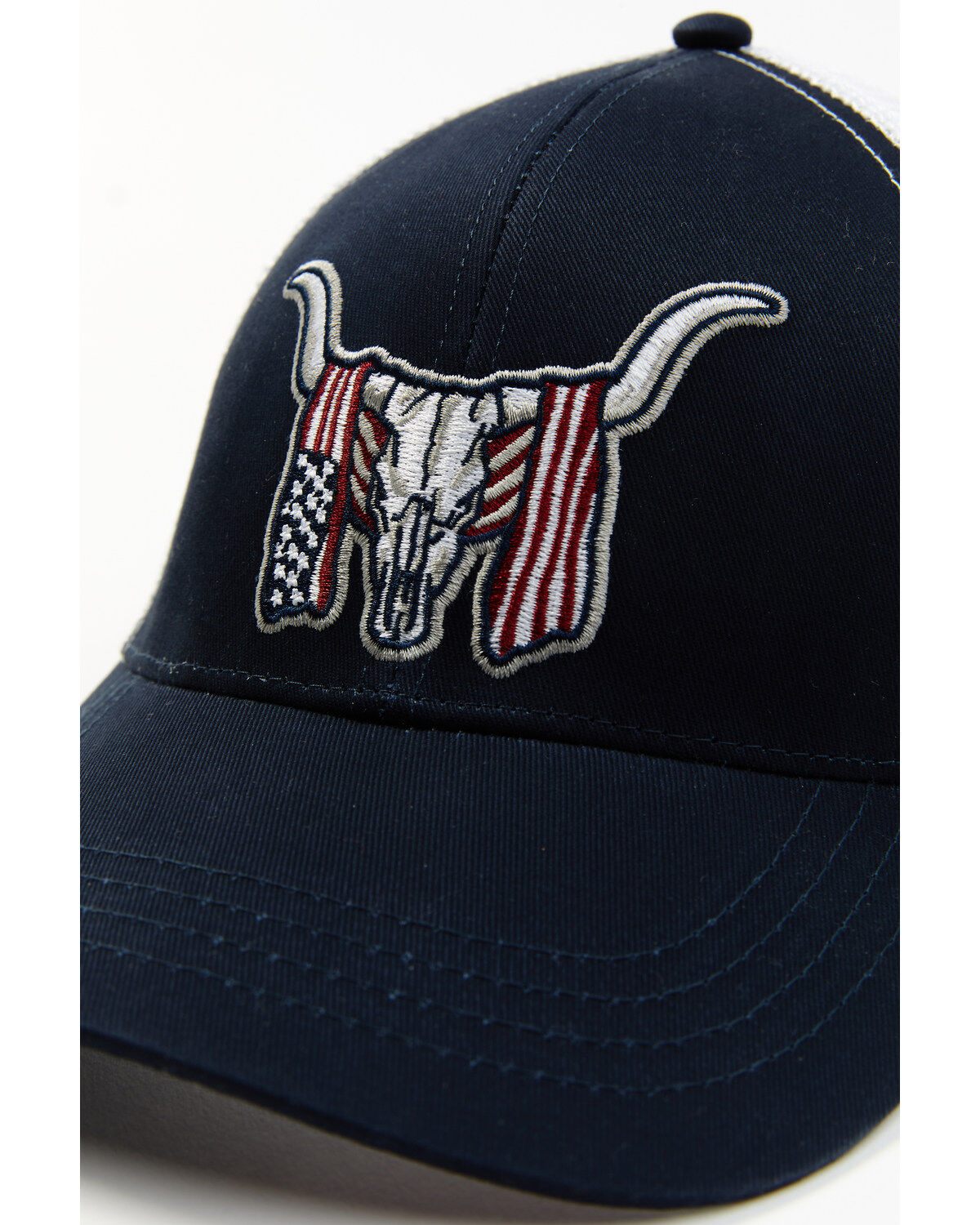 Cody James Men´s Long Horn Skull Flag Embroidered BallCap teamlce.in - Image 3