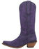 Image #3 - Dingo Women's Out West Suede Western Boots - Round Toe, Purple, hi-res