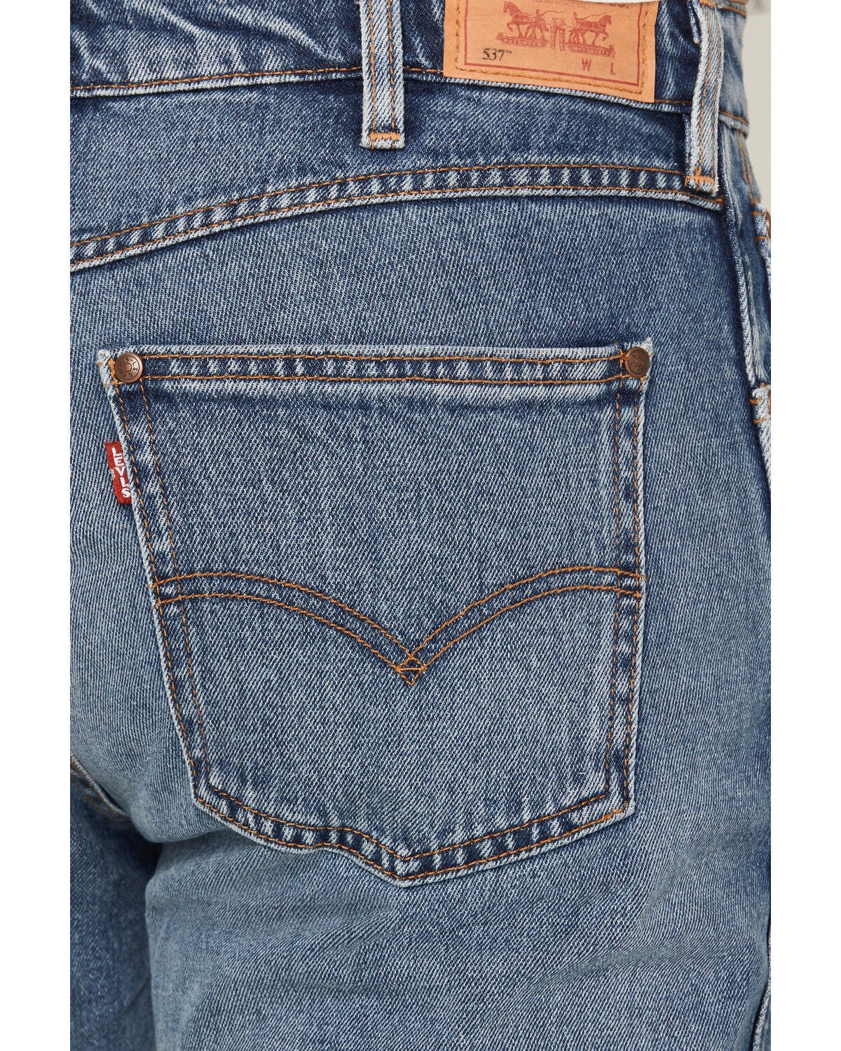 Image #4 - Levi's Men's Throw The Lasso Medium Wash Bootcut Stretch Denim Jeans, Medium Wash, hi-res