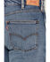 Image #4 - Levi's Men's Throw The Lasso Medium Wash Bootcut Stretch Denim Jeans, Medium Wash, hi-res