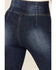 Flying Tomato Women's Medium Wash High Rise Button Front Flare Jeans , Blue, hi-res