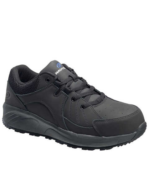 Nautilus Men's Work Shoes - Composite Toe, Black, hi-res