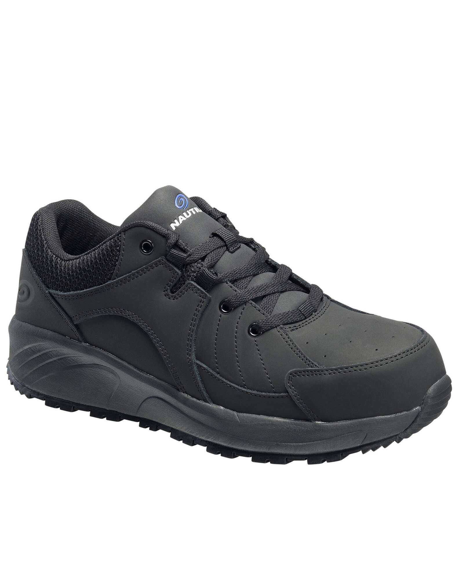 Image #1 - Nautilus Men's Work Shoes - Composite Toe, Black, hi-res