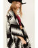 Image #2 - Shyanne Women's Deco Print Blanket Shawl, Black, hi-res