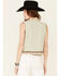 Image #4 - Double D Ranch Women's Song Of The West Suede Vest, Ivory, hi-res