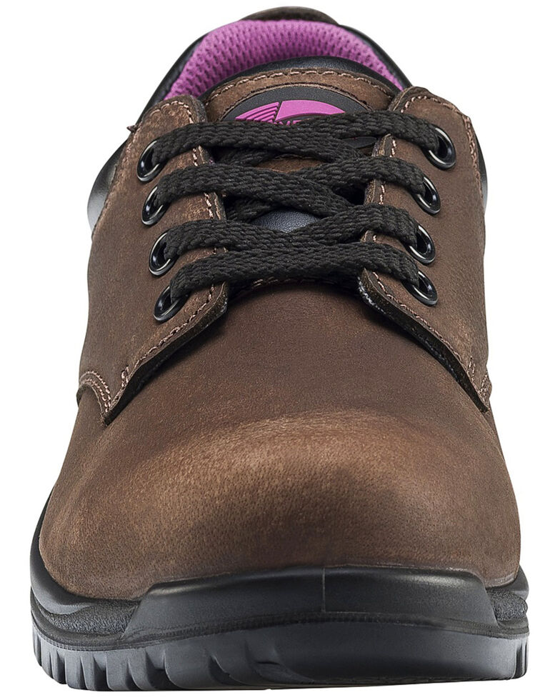 composite toe oxford work shoe