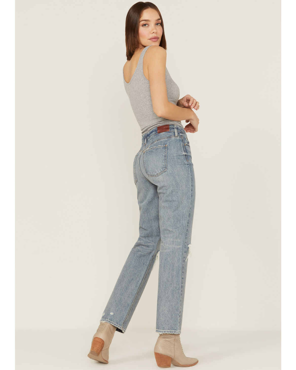 Image #3 - Unpublished Denim Women's Willa Rogue Straight Jeans, Blue, hi-res