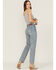 Image #3 - Unpublished Denim Women's Willa Rogue Straight Jeans, Blue, hi-res