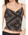 Image #3 - Idyllwind Women's Cowl Neck Cropped Tank, Black, hi-res