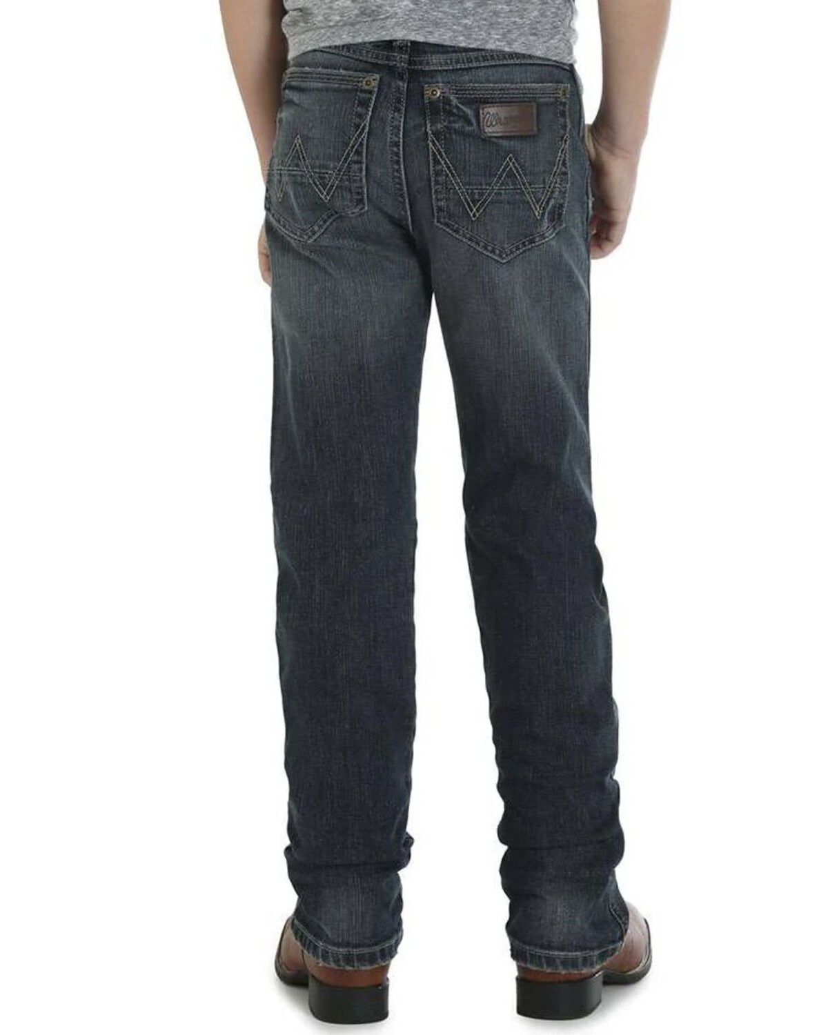 Image #1 - Wrangler Retro Toddler Boys' Jerome Slim Straight Jeans, Indigo, hi-res