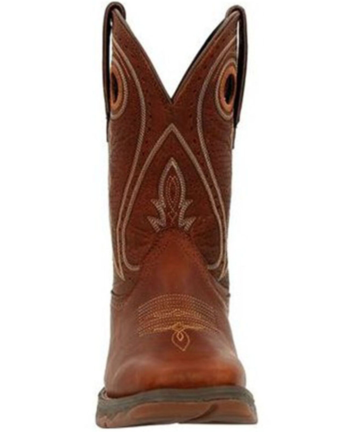 Image #4 - Durango Women's Chestnut Lady Rebel Western Boots - Square Toe, Chestnut, hi-res
