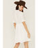 Image #3 - Stetson Women's Embroidered Floral Ruffle Surplice Mini Dress, , hi-res