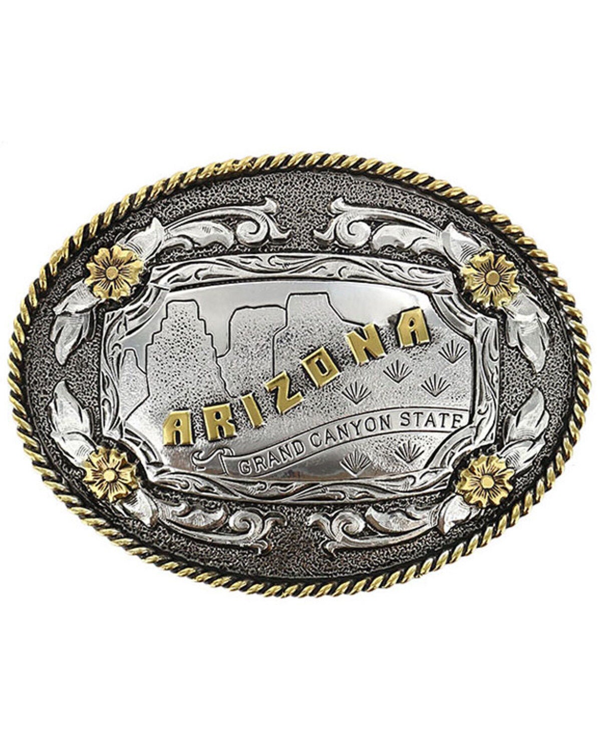 Cody James&reg; Oval Dual-Tone Arizona Buckle, Multi, hi-res