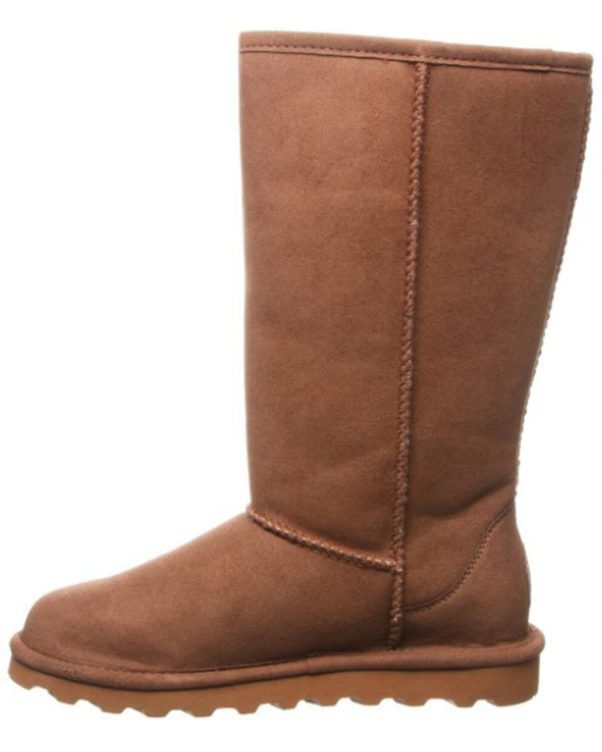 Image #3 - Bearpaw Women's Elle Short Vegan Casual Boots - Round Toe, Brown, hi-res