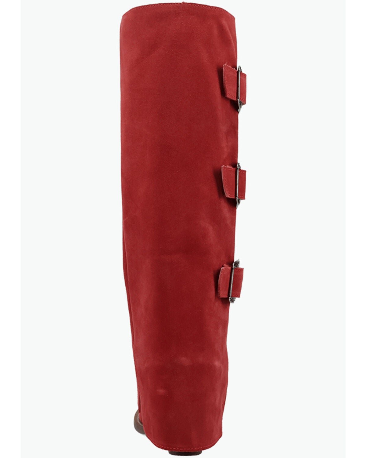Image #5 - Dingo Women's Buckle Bunny Tall Western Boots - Round Toe, Red, hi-res