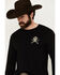 Image #3 - Cody James Men's Outlaw Gun Club Long Sleeve Graphic T-Shirt, Black, hi-res