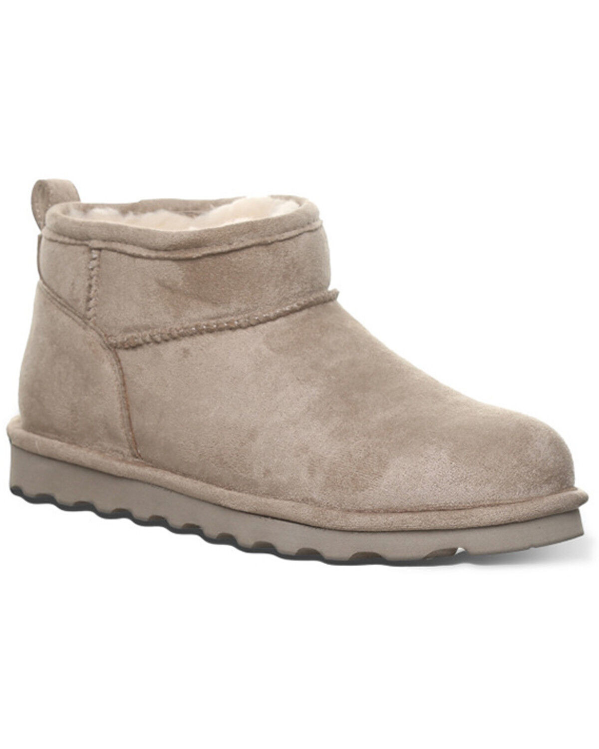 Image #1 - Bearpaw Women's Shorty Vegan Casual Boots, Light Grey, hi-res
