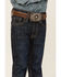 Image #4 - Cody James Boys' Sheridan Dark Wash Mid Rise Stretch Slim Straight Jeans - Sizes 4-8, , hi-res