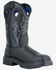 Image #1 - Steel Blue Men's 10" Blue Heeler Waterproof Western Boots - Steel Toe, Black, hi-res