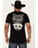 Image #1 - Moonshine Spirit Men's Vaquero Short Sleeve Graphic T-Shirt, Black, hi-res