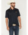 Image #1 - RANK 45&reg; Men's Hoss Jersey Short Sleeve V-Neck Stretch Polo Shirt, Navy, hi-res