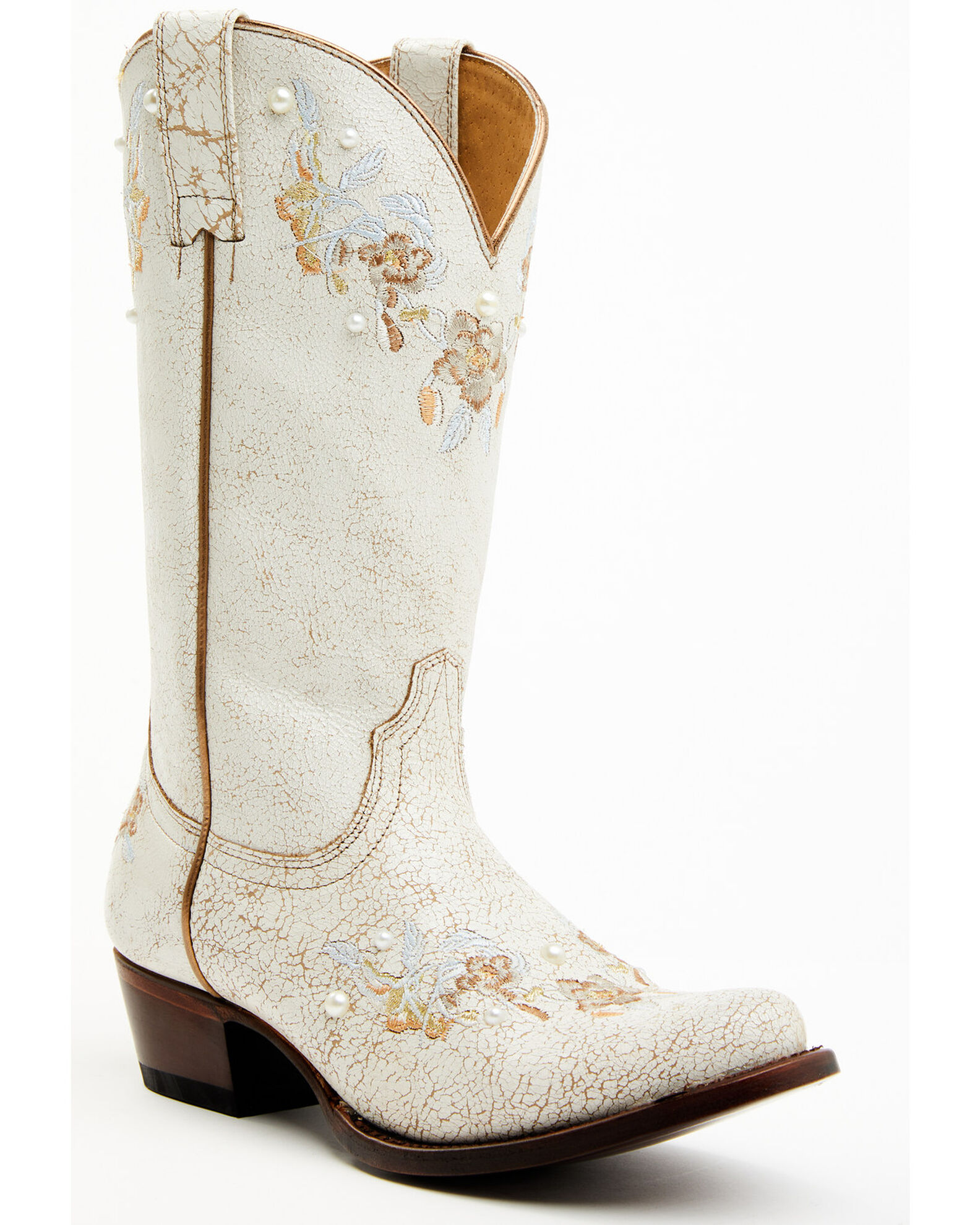 Ivory cowboy boots for a wedding deals