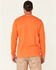 Image #4 - Hawx Men's Forge Long Sleeve Work Pocket T-Shirt, Orange, hi-res