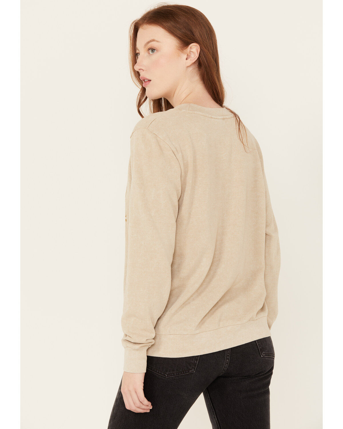 Image #4 - Coors Women's Banquet Logo Crewneck Sweatshirt, Sand, hi-res