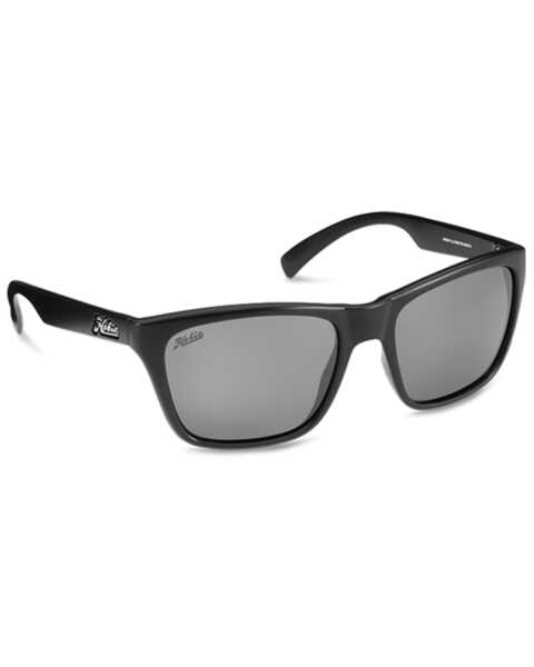 Hobie Woody Satin Black & Gray PC Polarized Sunglasses , Black, hi-res