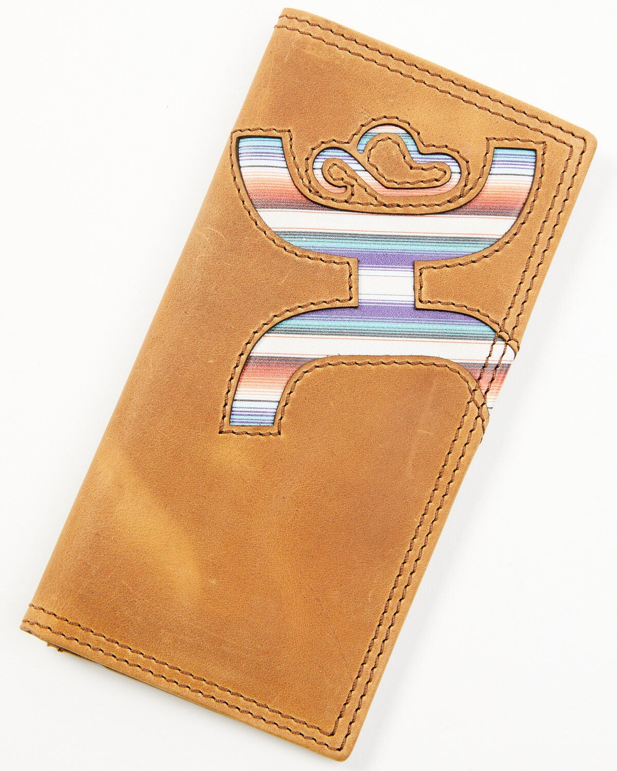 Hooey Men's Logo Rodeo Wallet, Brown, hi-res