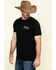 Image #3 - Cody James Men's Right To Defend Graphic Short Sleeve T-Shirt , Black, hi-res