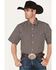Image #1 - RANK 45® Men's Bruiser Geo Print Button-Down Western Shirt, Multi, hi-res