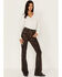 Image #1 - Idyllwind Women's High Risin' Bootcut Jeans, Dark Brown, hi-res