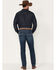 Image #3 - Cinch Men's Jesse Dark Wash Slim Straight Performance Jeans, Indigo, hi-res