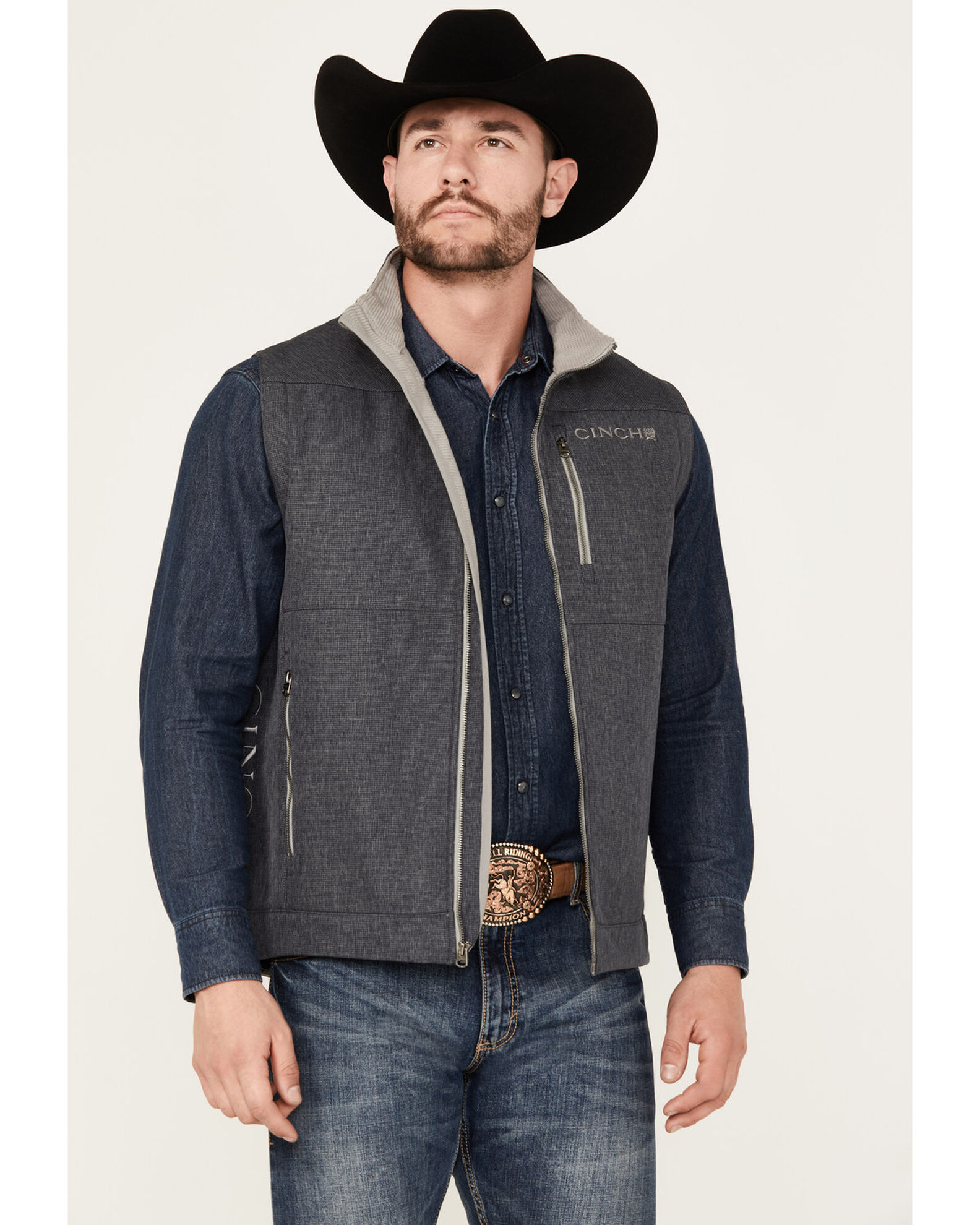 Cinch men's bonded sales textured concealed carry jacket