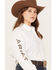 Image #2 -  Ariat Women's Team Kirby Leopard Logo Stretch Shirt - Plus, White, hi-res