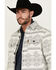 Image #2 - Cinch Men's Southwestern Jacquard Print Shirt Jacket, , hi-res